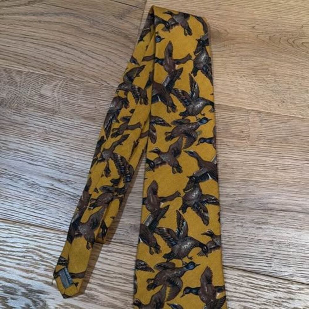 Robert Talbott Mallard Duck Silk Tie